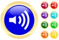 Sound icon Royalty Free Stock Photo