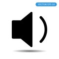 Sound icon. Vector illustration eps 10