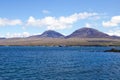 The Sound of Islay and the Paps of Jura seen from Islay Royalty Free Stock Photo