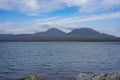 The Sound of Islay and the Paps of Jura seen from Islay Royalty Free Stock Photo