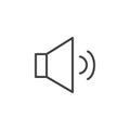 Sound line icon