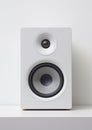 Sound loud audio isolated speaker system musical technology equipment stereo bass