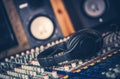 Sound Mastering Job Royalty Free Stock Photo