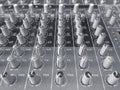 Sound mixer board Royalty Free Stock Photo