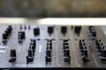 Sound mixer board Royalty Free Stock Photo