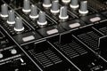 Sound mixer console Royalty Free Stock Photo