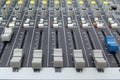 Sound mixer console