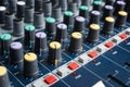 Sound mixer console