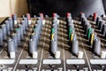 Sound mixer console