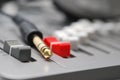 Sound mixing board Royalty Free Stock Photo