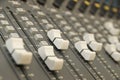 Sound and Music Mixer Royalty Free Stock Photo