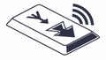 Sound mute icon vector design, silence symbol, audio off, volume control, no sound indicator Generative AI