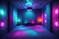 sound proof environment neon ambience