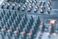 Sound recording audio production studio soundboard Royalty Free Stock Photo