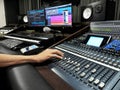 Sound Recording Studio With Music Recording Equipment Royalty Free Stock Photo