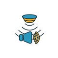 Sound Sensor icon. Simple element from sensors icons collection. Creative Sound Sensor icon ui, ux, apps, software and