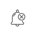 Sound silent mode line icon