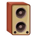 Sound speaker icon, isometric 3d style Royalty Free Stock Photo