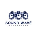 Sound Speaker logo design concept vector. Sound illustration design