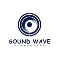 Sound Speaker logo design concept vector. Sound illustration design