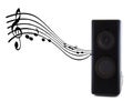 Sound speaker music Royalty Free Stock Photo