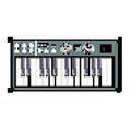 sound synthesizer audio game pixel art vector illustration Royalty Free Stock Photo