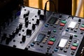 Sound system control panel