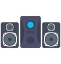 Sound System, Music System Vector Icon that can be easily modified or edit