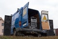 Sound system in the van Royalty Free Stock Photo