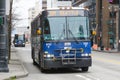 Sound Transit bus in downtown Seattle on route 594