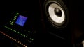 Sound vibration music speaker recording studio
