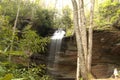 The sound of water falls are so relaxing Royalty Free Stock Photo