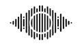 Sound Wave Equalizer: Abstract Audio Visualizer Pattern, vector design Generative AI Royalty Free Stock Photo