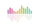 sound wave,pulse line,equaizer and sound effect ilustration logo vector icon Royalty Free Stock Photo