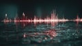 Sound Wave Reflection - A Visual Symphony of Acoustics Royalty Free Stock Photo