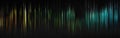 Sound wave with spectral colours. Abstract image of musical equalizer. Colorful equalizer on black background Royalty Free Stock Photo