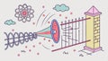 Sound wave visualization design, audio wave pattern and abstract sound art vector design Generative AI Royalty Free Stock Photo
