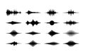 Sound Waveforms Audio Visualizations Sound Frequency Patterns Keywords: sound wave, audio Royalty Free Stock Photo