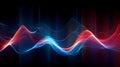 sound waves animated music visualizers to scientific simulations background