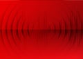 Sound waves dark red light. Abstract technology background Royalty Free Stock Photo