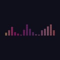 Sound waves vector illustration