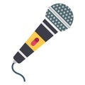 sound, wireless microphone Color Vector icon which can be easily modified or edit