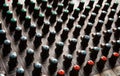 Soundboard knobs Royalty Free Stock Photo