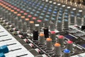 Soundboard Mixer Royalty Free Stock Photo