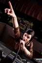 Soundboard technician Royalty Free Stock Photo