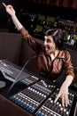 Soundboard technician Royalty Free Stock Photo