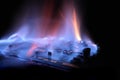 Soundcard in the fire Royalty Free Stock Photo