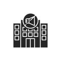 Soundproof apartment color line icon. Pictogram for web