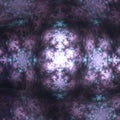 Soundwave Snowflake On Mount Olympus | Fractal Art Background Wallpaper Royalty Free Stock Photo