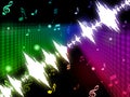 Soundwaves Background Means Making Or Playing Melody